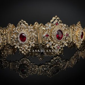 Marokkaanse Riem Goud Rood - Casmi - Image 2