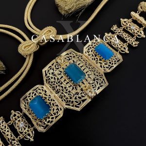 Mdamma Goud Blauw Riem - Lizuy - Image 4