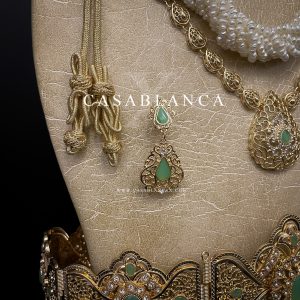 Bruidssieraden Set Marokkaanse Goud Mint - Azya - Image 6