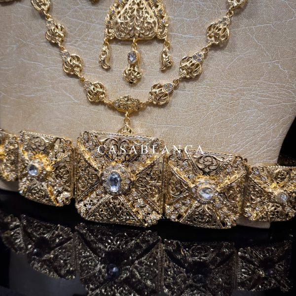 Golden Moroccan Bridal Jewelry Set - Rocca - Image 6