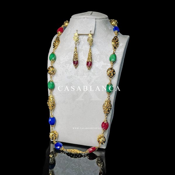 Collier traditionnel marocain en or Beldi - Iris – Image 3