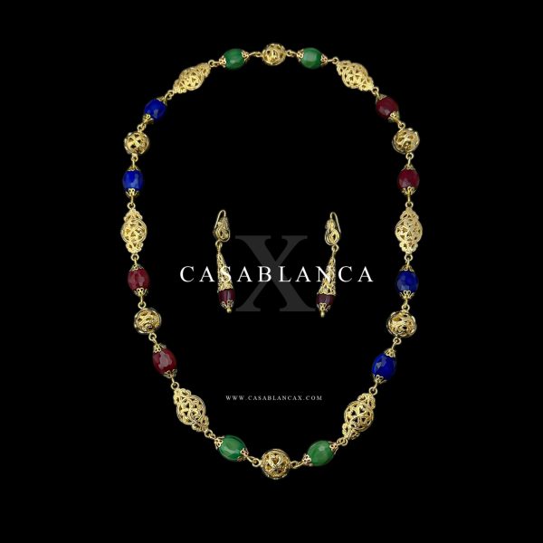 Collana tradizionale marocchina in oro Beldi - Iris - immagine 2