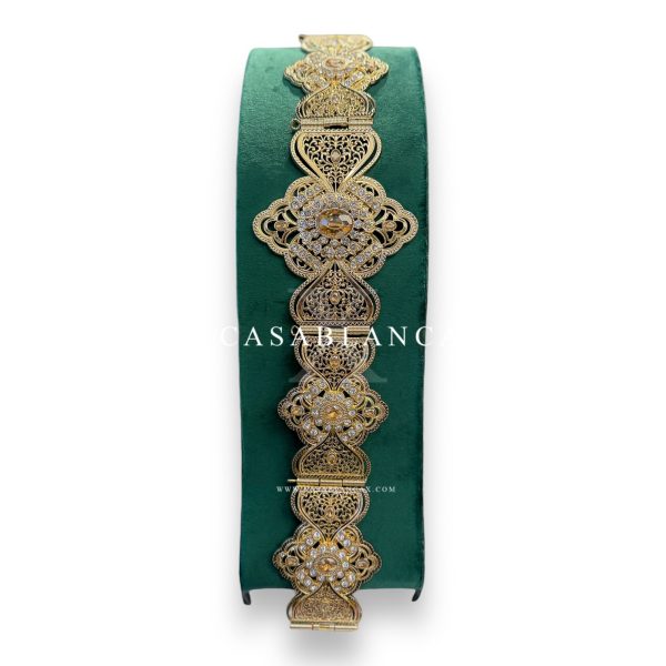 Golden Moroccan Belt Champagne - Amia – Bild 2