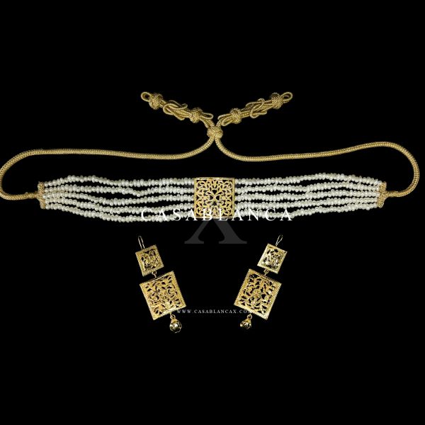 Choker-Halsketten-Set Gold - Ylia